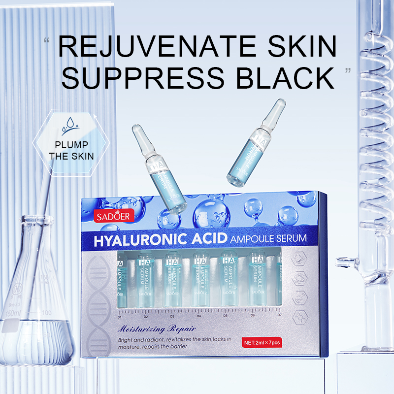 Hyaluronic Acid Facial Serum - Hyaluronzuur Ampul Essentie Intense Hydratatie, Diepe
