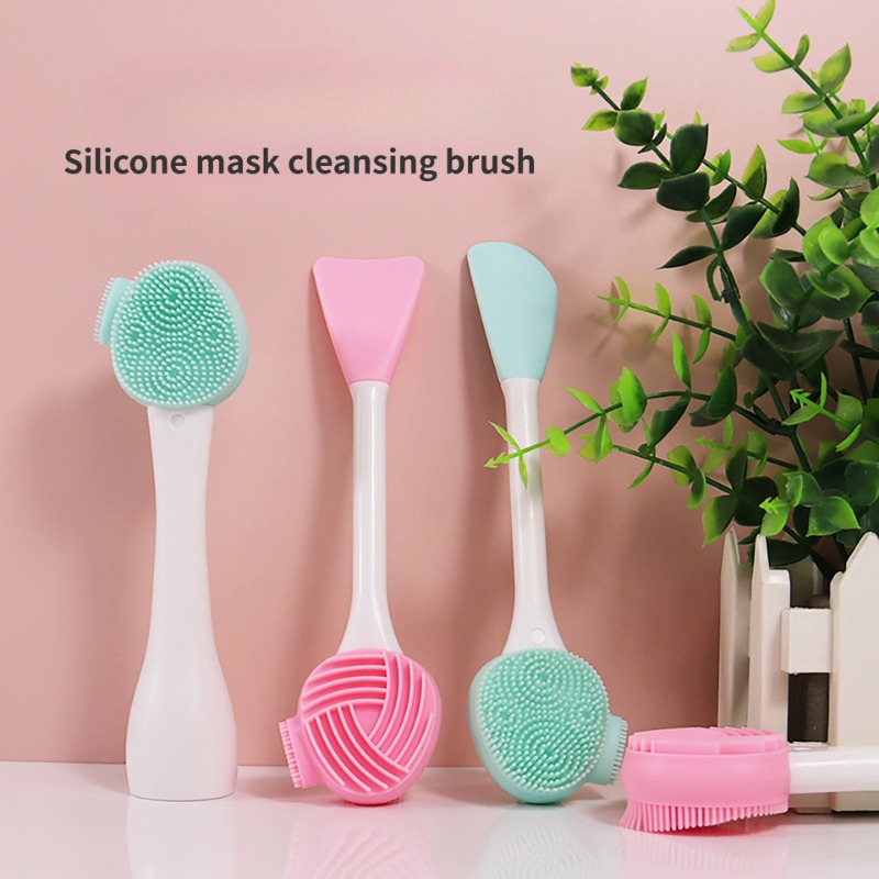 Silicone Face Scrubber Electric - 1PC multifunctionele Reinigingsborstel Gezichtsmasker Spatel Mee-eters