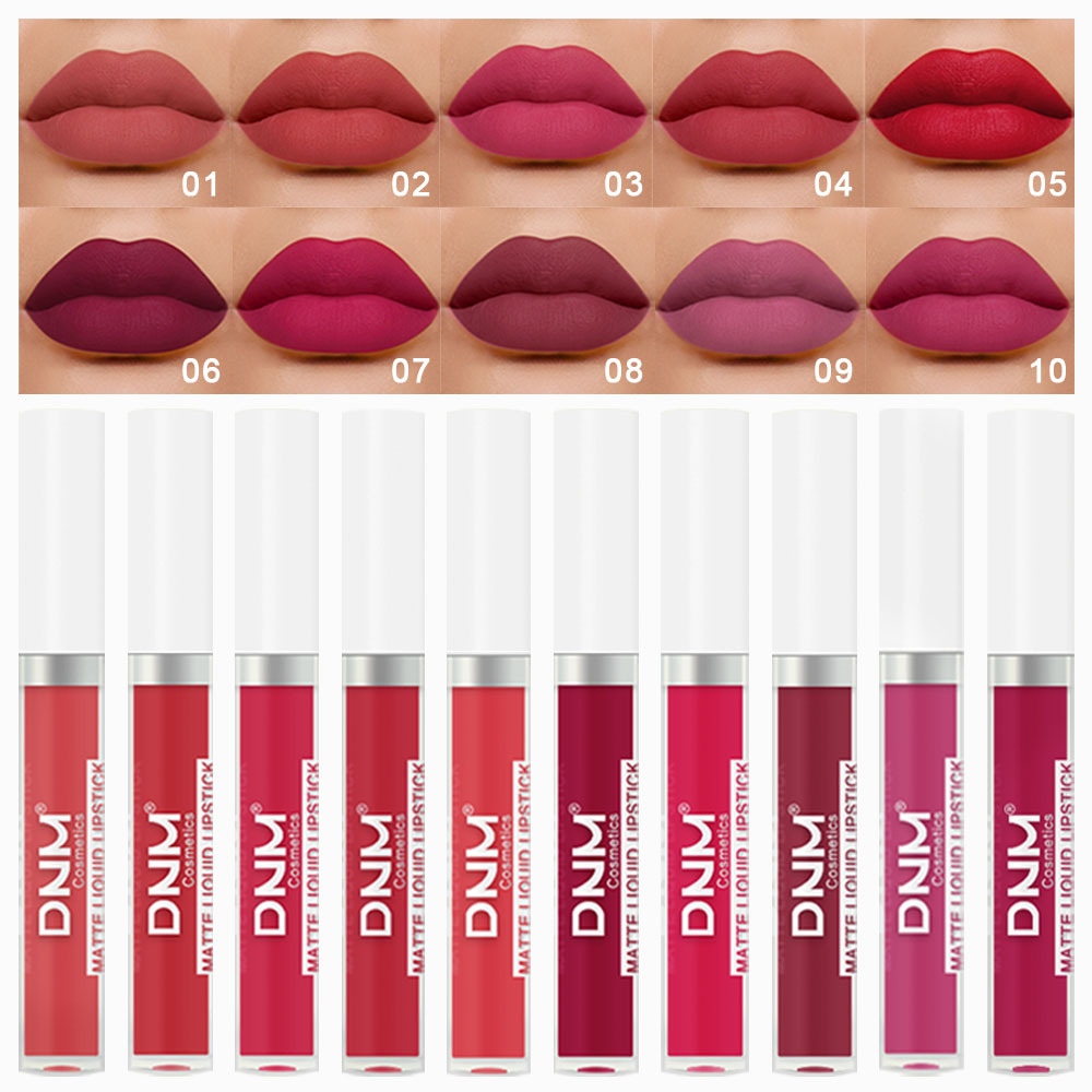 Matte Velvet Lip Tint Long Lasting - DNM 18 Kleuren Matte Fluwelen Lipgloss