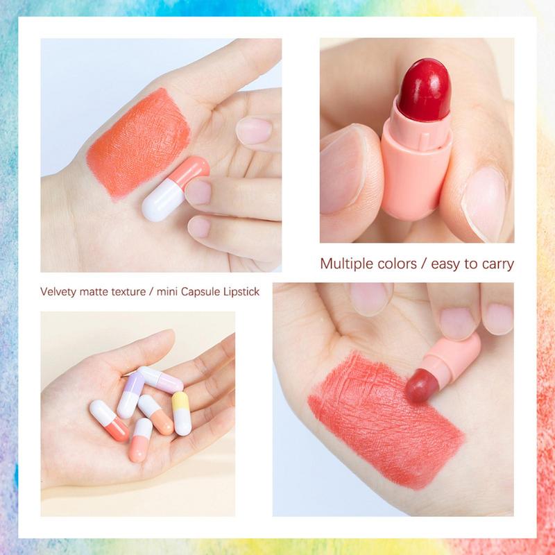 Mini Lipstick Set 6 stks Water - Matte Velvet Lip Tint Long Lasting recensie en prijs