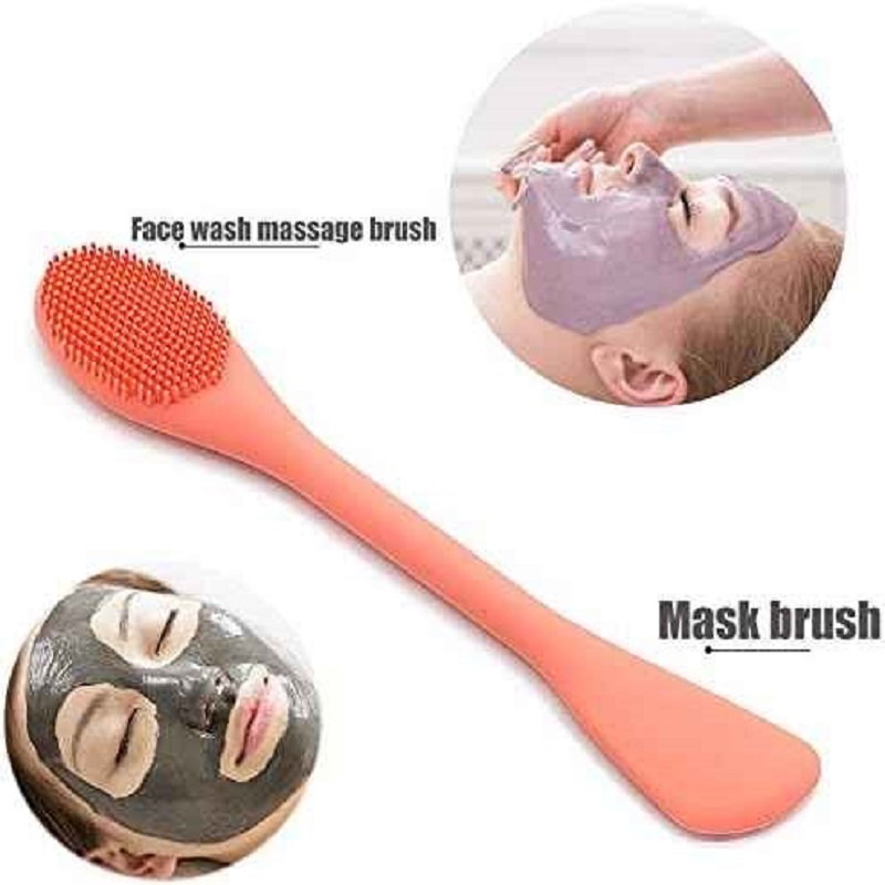 1PC dubbelkoppige siliconen ge - Silicone Face Scrubber Electric recensie en prijs