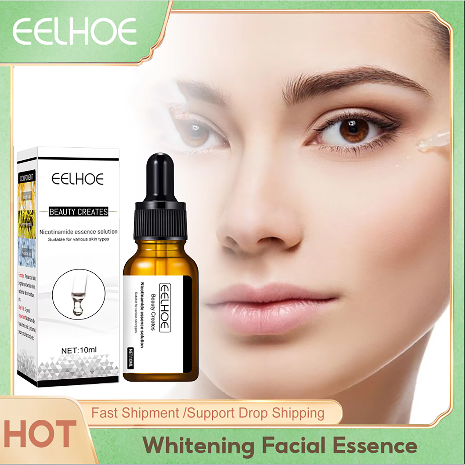 Whitening Gezicht Serum Krimpe - Niacinamide Pore Shrinking Essence recensie en prijs