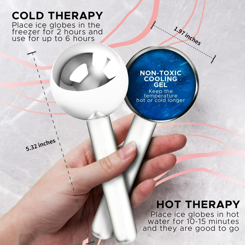 Cryo Face Massager Ice Globes  - Face Ice Roller Puffiness recensie en prijs