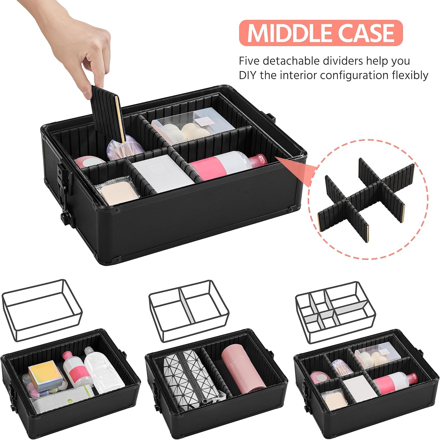 Rollende make-up koffer, cosme - Makeup recensie en prijs