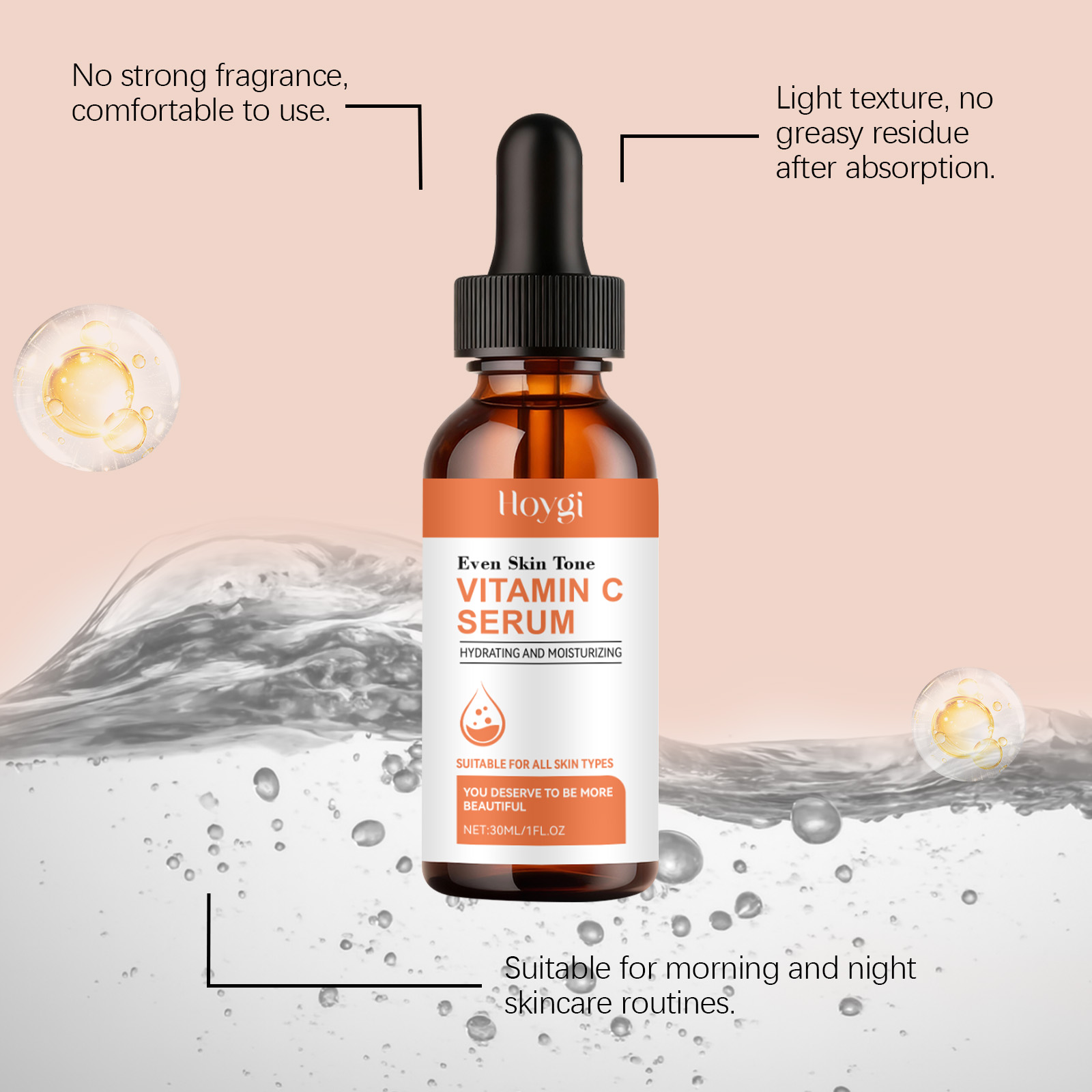Vitamine C Serum voor het gezi - Hyaluronic Acid Facial Serum recensie en prijs